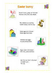 English Worksheet: Easter bunny