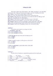 English Worksheet: Setting the table