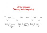 English worksheet: Giving opinions