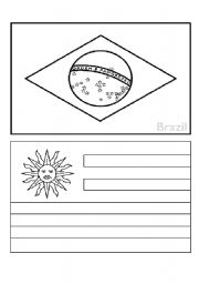 English worksheet: FLAGS