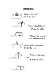English Worksheet: where is it?