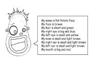 Potato Face: parts of the face