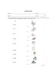 English Worksheet: Diagnosis Test