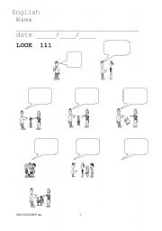 English Worksheet: personal pronouns