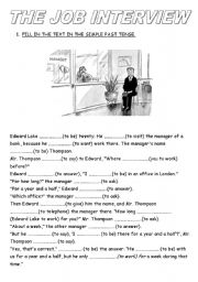 English Worksheet: SIMPLE PAST STORY GAP FILL (PART 16)
