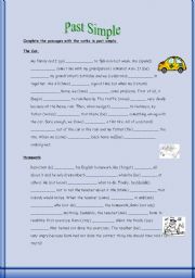 English Worksheet: Past Simple