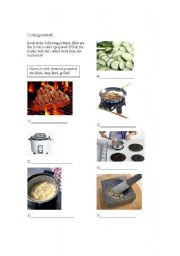 English Worksheet: Cooking methods