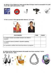 English Worksheet: Enrique Iglesias  File 2