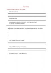 English worksheet: ALCATRAZ 2