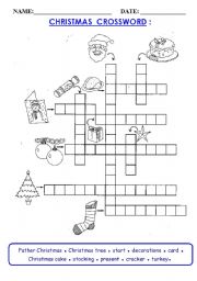 Christmas Crossword