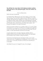 English Worksheet: fill in the blanks