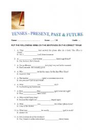 Tenses - Present, Past & Future.