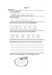 English worksheet: 