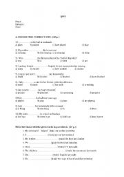 English Worksheet: sbs deneme 15 soru