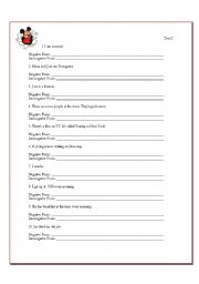 English Worksheet: Worksheet