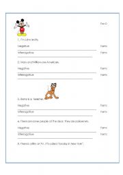 English Worksheet: Worksheet