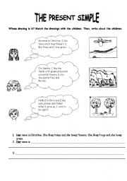 English Worksheet: The Present Simple Worksheet