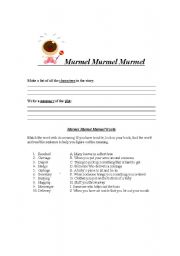 English worksheet: Murmel Murmel Murmel