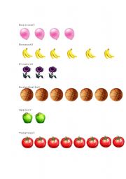 English Worksheet: How many?