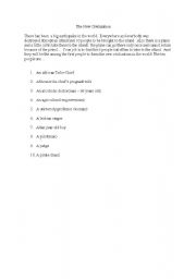 English Worksheet: conversation 