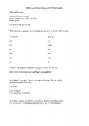 English Worksheet: SMS English