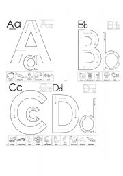 English worksheet: alphabet