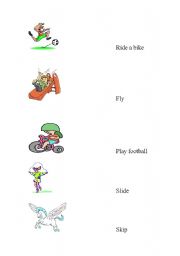 English Worksheet: Match picture to word
