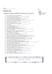 English Worksheet: Tag Questions