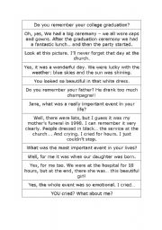 English Worksheet: Reading - Put the text in order