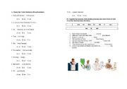 English Worksheet: the verb 