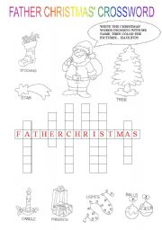 FATHER CHRISTMAS CROSSWORD
