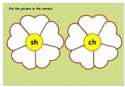 English Worksheet: ch-ch games