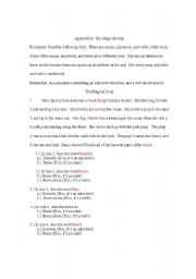 English Worksheet: The Magical Pony