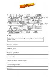English Worksheet: there is there are