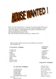 HOUSE WANTED