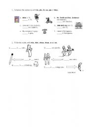 English Worksheet:  Part II - Personal identification