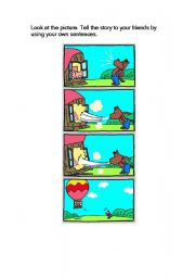 English Worksheet: Create a story