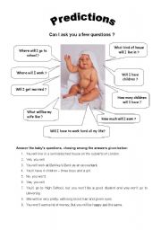 English Worksheet: Making predictions