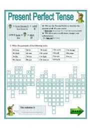 English Worksheet: PRESENT PERFECT TENSE