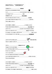 English Worksheet: Hero