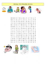 English Worksheet: Health problems