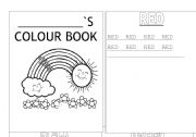 English worksheet: colour book