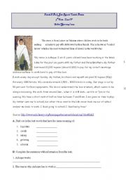 English Worksheet: World problems:child labour