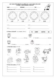 English Worksheet: A GOOD REVISION FOR BEGINNERS!