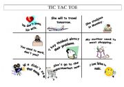 Tic Tac Toe (Verb Tenses)