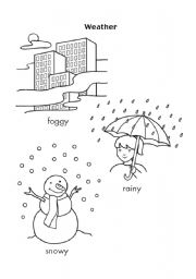 English Worksheet: weather