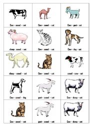 animals - ESL worksheet by snow flake animals - ESL worksheet by snow flake