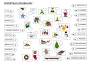 English Worksheet: Christmas Vocabulary