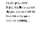 English worksheet: Ransom note