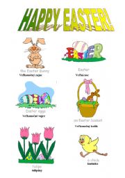 English worksheet: easter